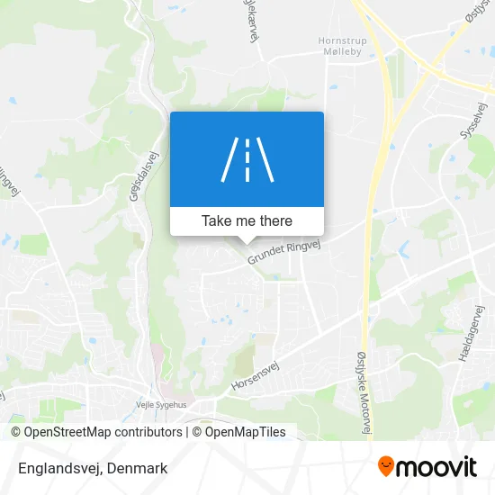 Englandsvej map