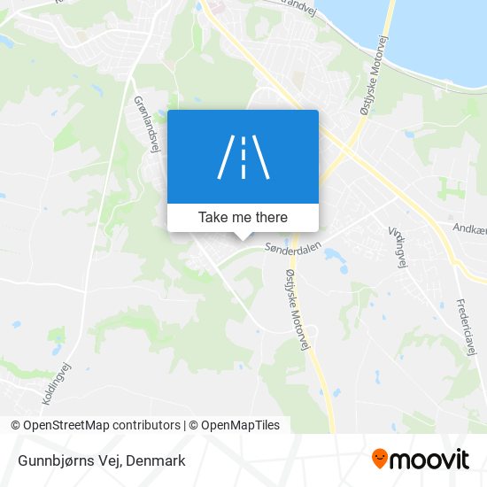 Gunnbjørns Vej map