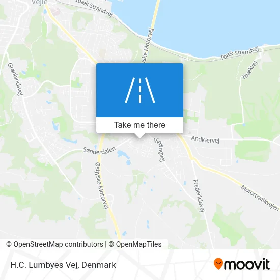 H.C. Lumbyes Vej map