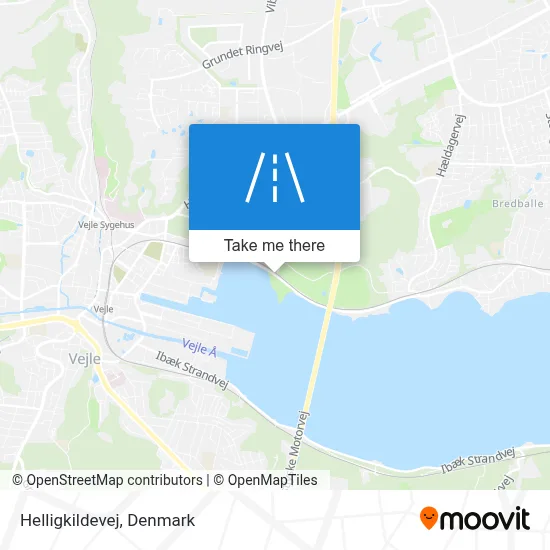 Helligkildevej map