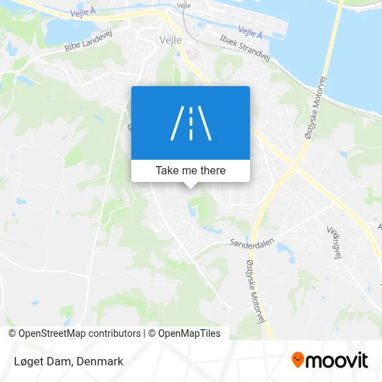 Løget Dam map