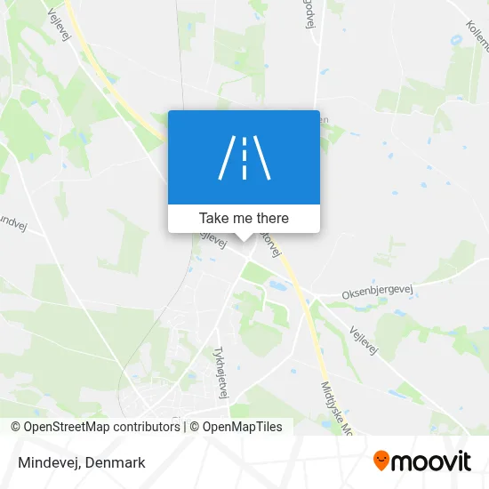 Mindevej map