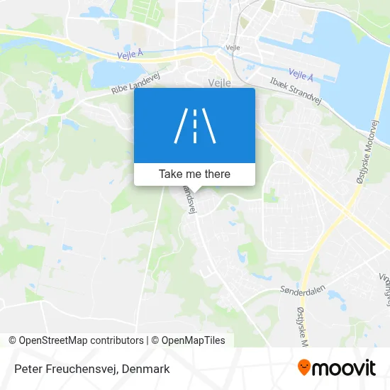 Peter Freuchensvej map