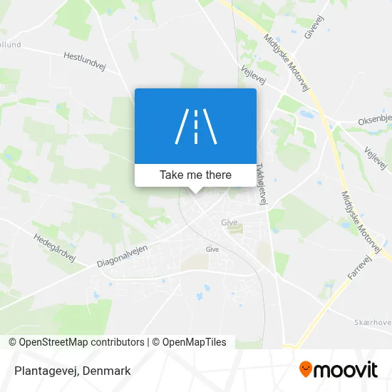 Plantagevej map