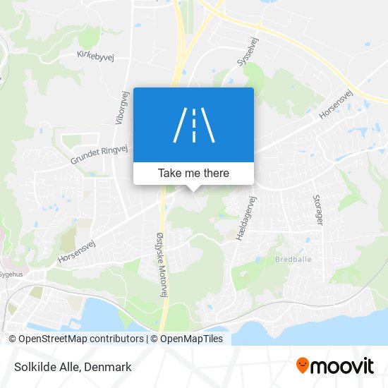 Solkilde Alle map