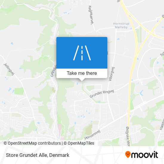 Store Grundet Alle map