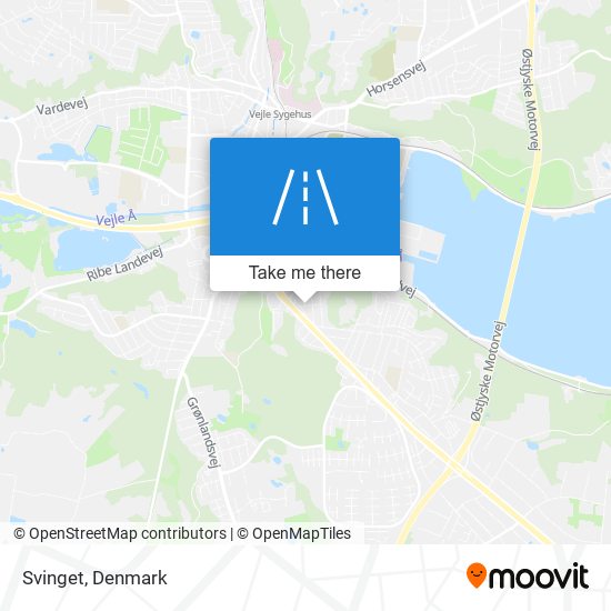 Svinget map