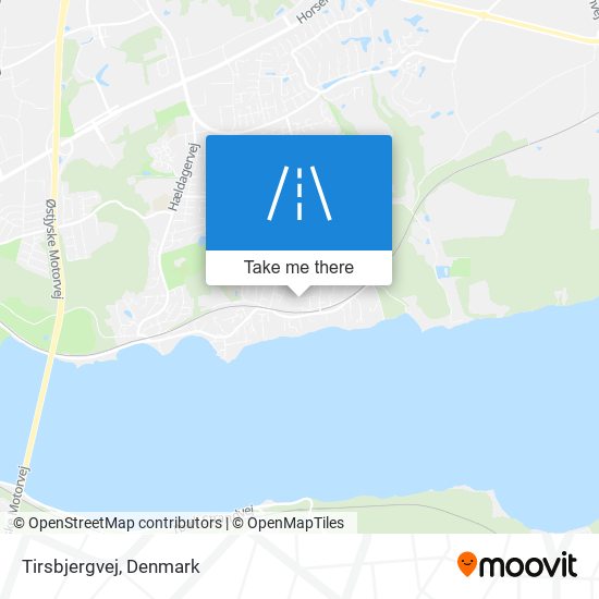 Tirsbjergvej map