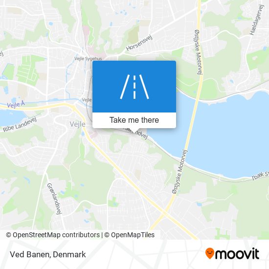 Ved Banen map