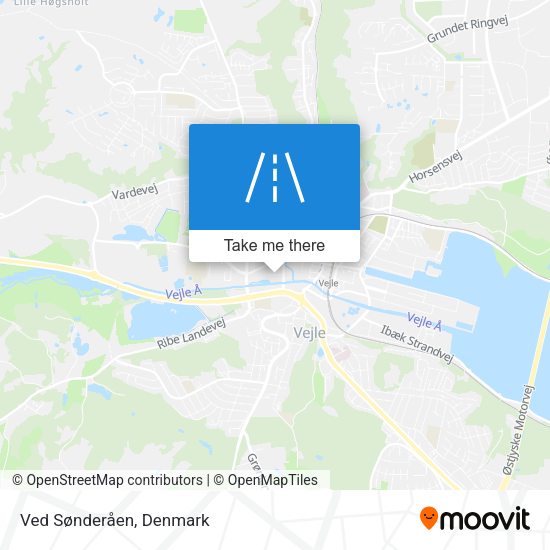 Ved Sønderåen map