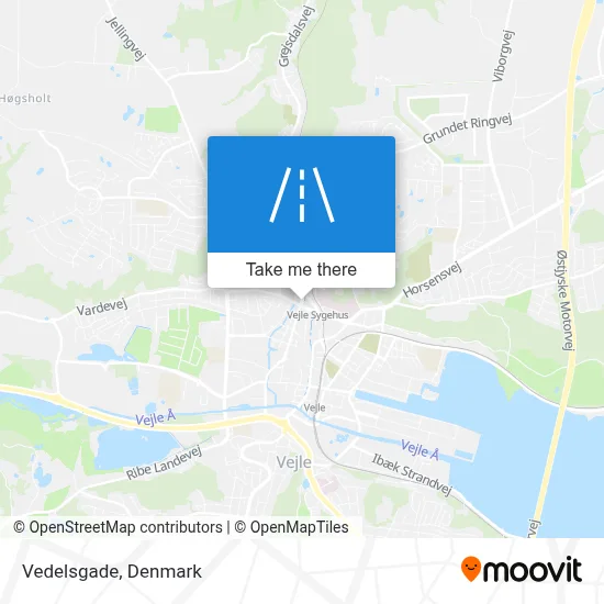 Vedelsgade map