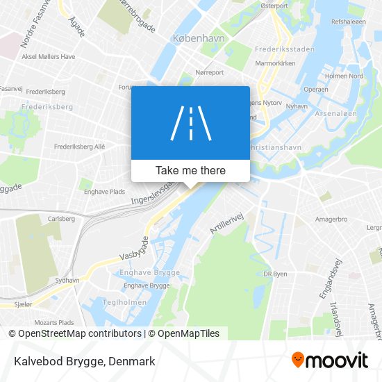 Kalvebod Brygge map
