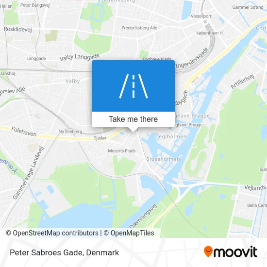 Peter Sabroes Gade map