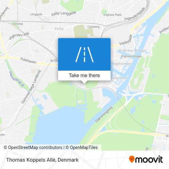 Thomas Koppels Allé map