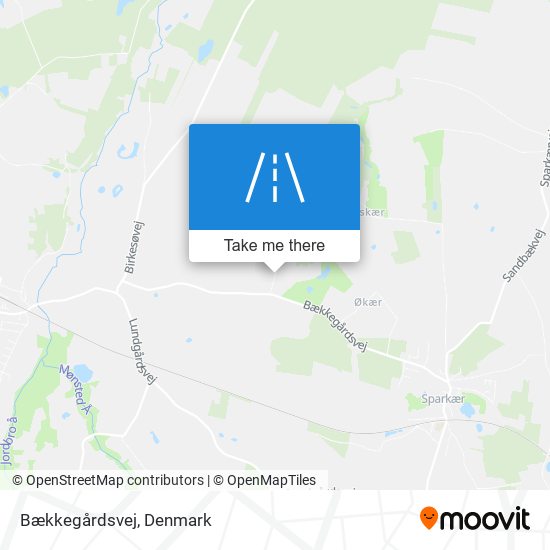 Bækkegårdsvej map