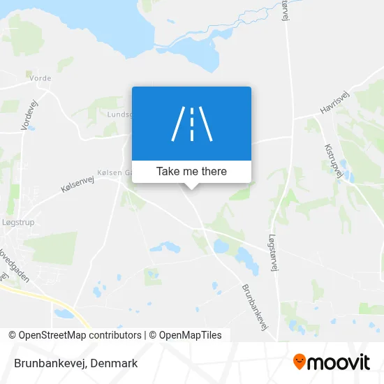 Brunbankevej map