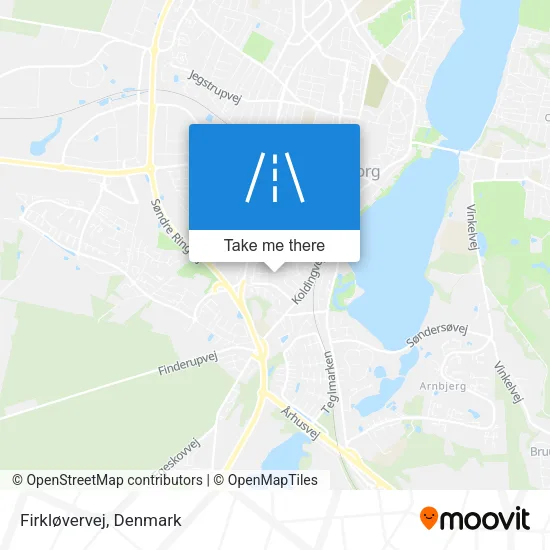 Firkløvervej map