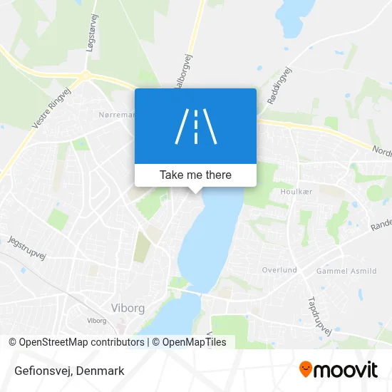 Gefionsvej map