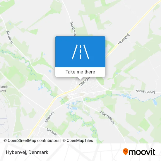 Hybenvej map