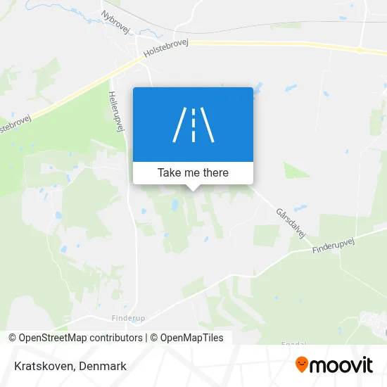 Kratskoven map