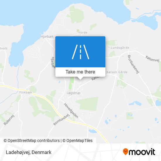 Ladehøjvej map