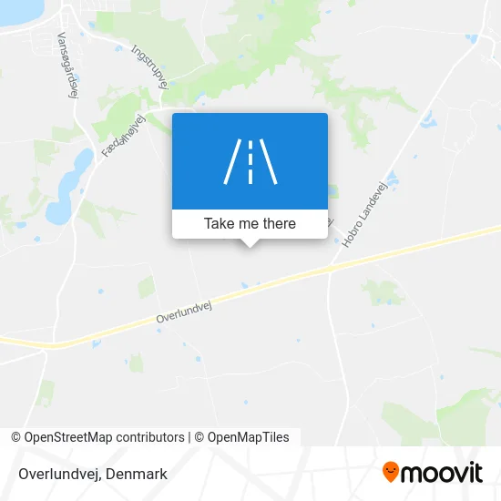 Overlundvej map