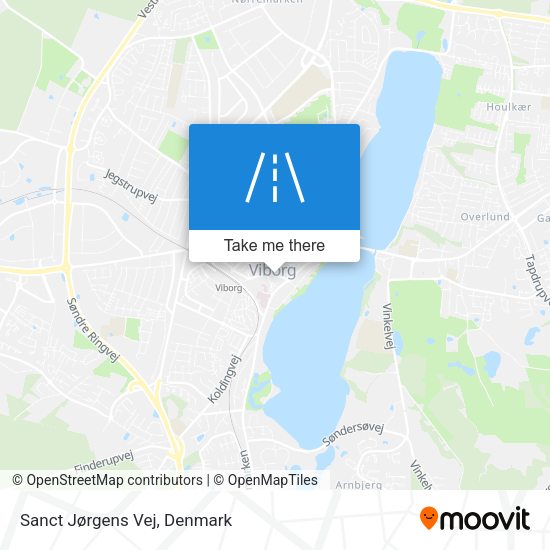 Sanct Jørgens Vej map