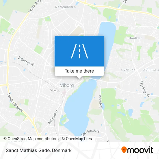 Sanct Mathias Gade map