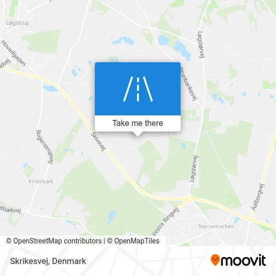 Skrikesvej map