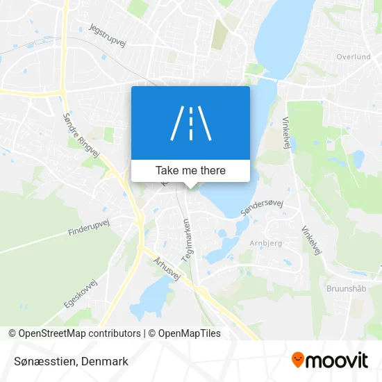 Sønæsstien map