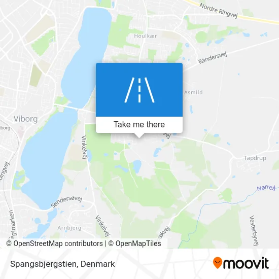 Spangsbjergstien map