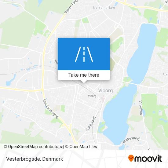 Vesterbrogade map