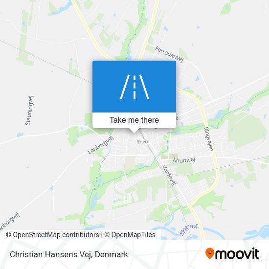 Christian Hansens Vej map