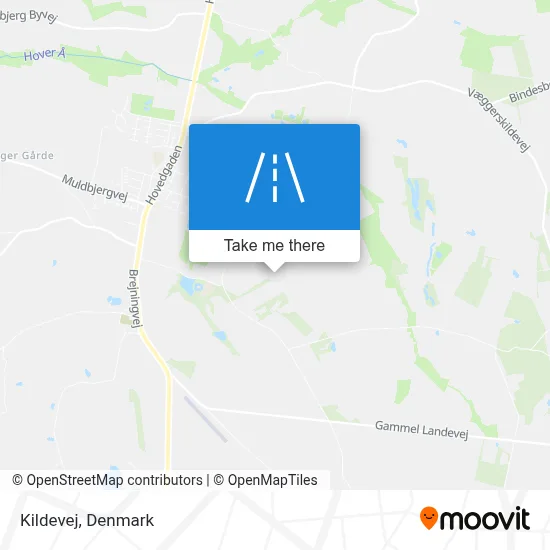 Kildevej map
