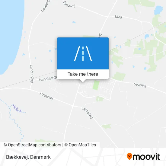 Bækkevej map