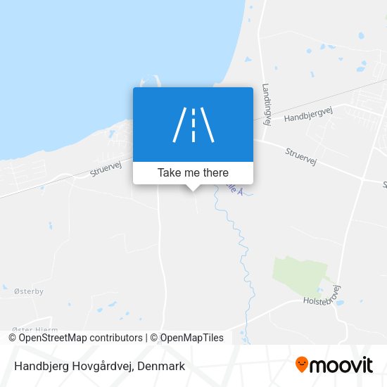 Handbjerg Hovgårdvej map