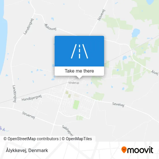 Ålykkevej map