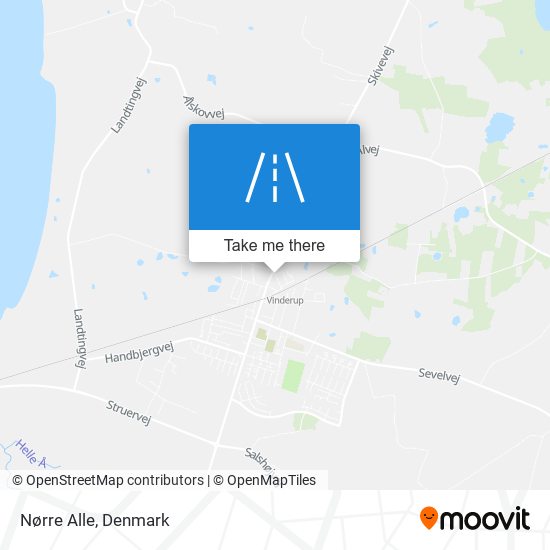 Nørre Alle map