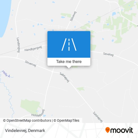 Vindelevvej map