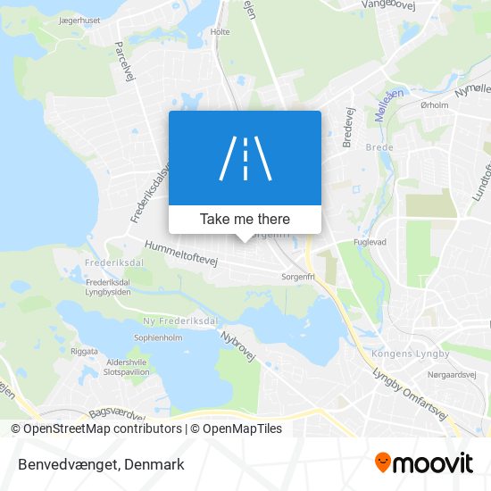 Benvedvænget map