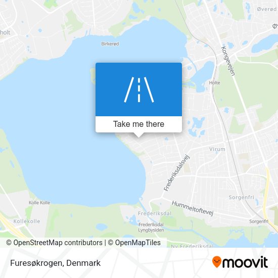 Furesøkrogen map