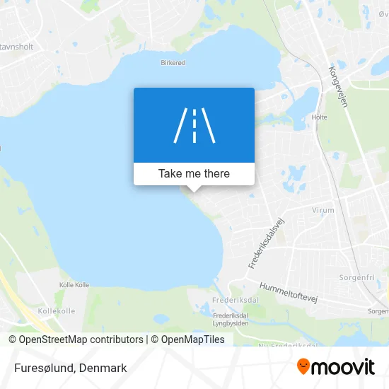 Furesølund map