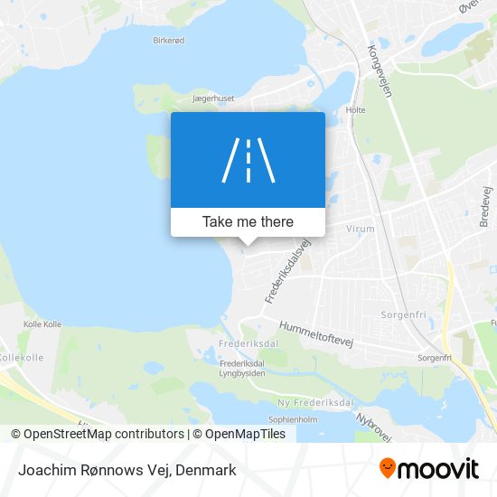 Joachim Rønnows Vej map