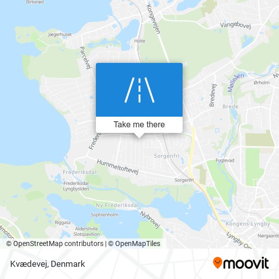 Kvædevej map