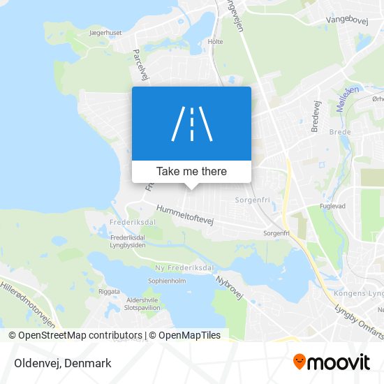 Oldenvej map