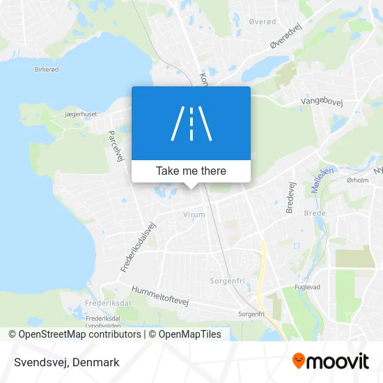 Svendsvej map