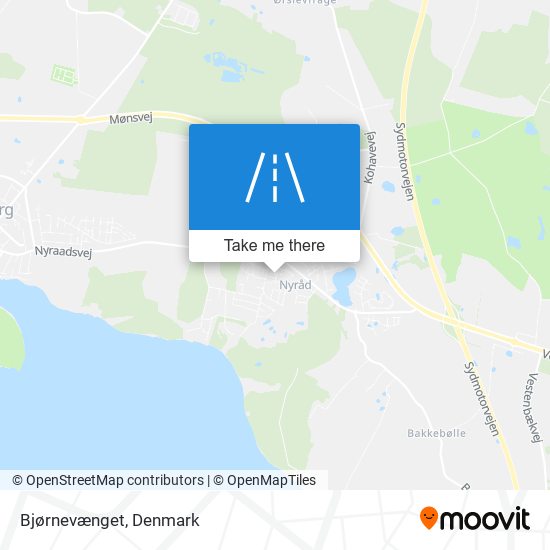 Bjørnevænget map