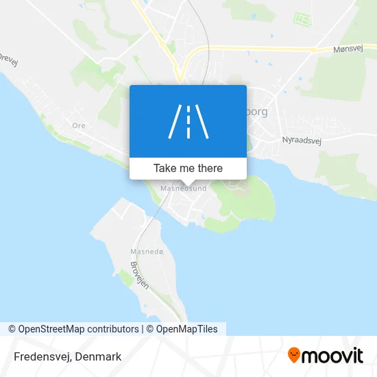 Fredensvej map
