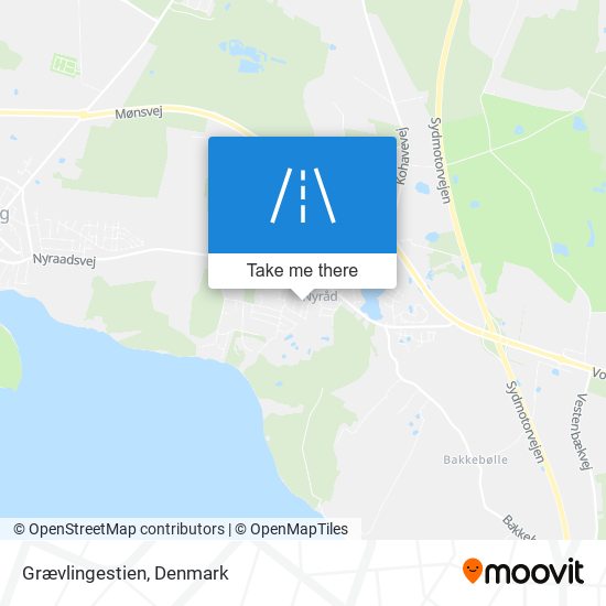 Grævlingestien map