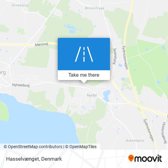 Hasselvænget map